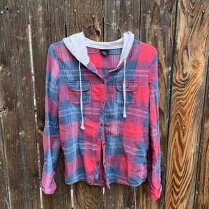 BKE Flannel Hoodie